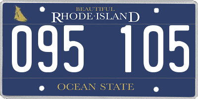 RI license plate 095105