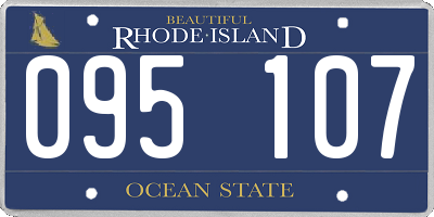 RI license plate 095107