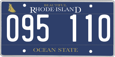 RI license plate 095110