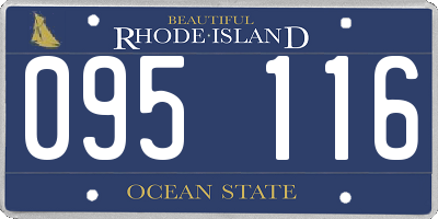 RI license plate 095116