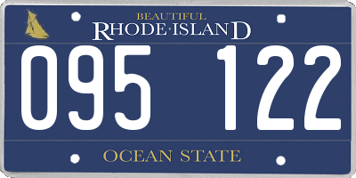 RI license plate 095122