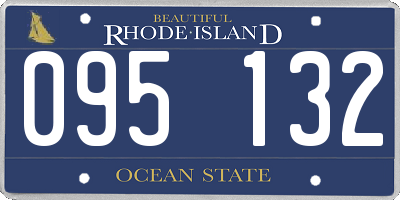 RI license plate 095132