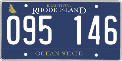 RI license plate 095146