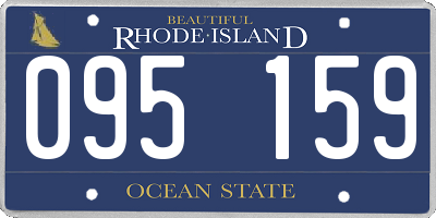 RI license plate 095159
