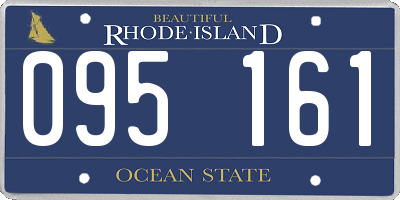 RI license plate 095161
