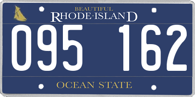 RI license plate 095162