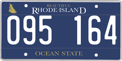 RI license plate 095164