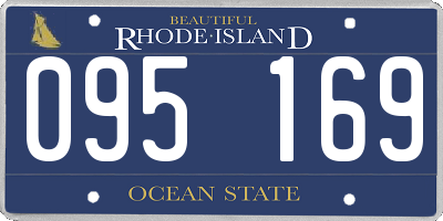 RI license plate 095169