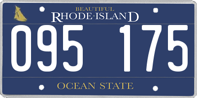 RI license plate 095175