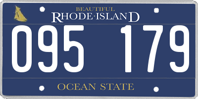 RI license plate 095179