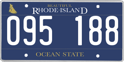 RI license plate 095188