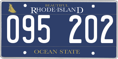 RI license plate 095202