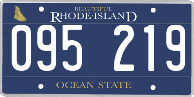 RI license plate 095219