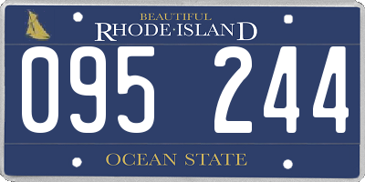 RI license plate 095244