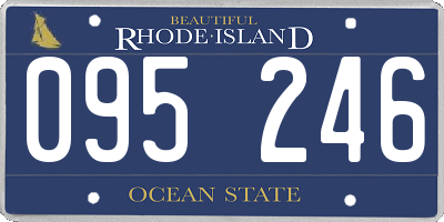 RI license plate 095246