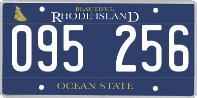 RI license plate 095256