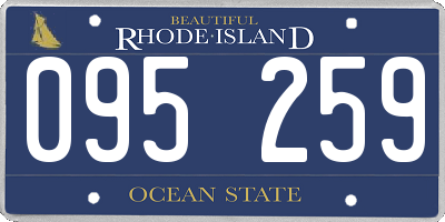 RI license plate 095259