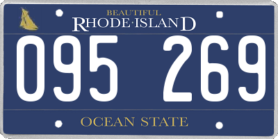 RI license plate 095269