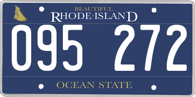 RI license plate 095272