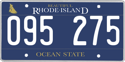 RI license plate 095275