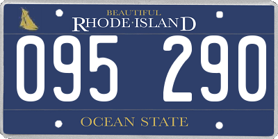 RI license plate 095290