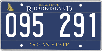 RI license plate 095291