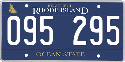 RI license plate 095295