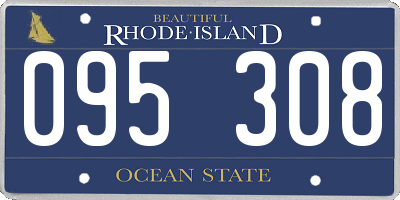 RI license plate 095308