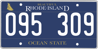 RI license plate 095309
