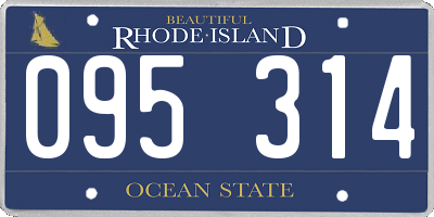 RI license plate 095314