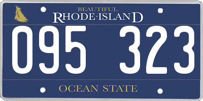 RI license plate 095323