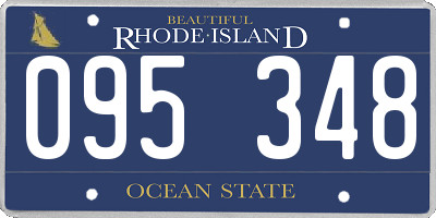 RI license plate 095348