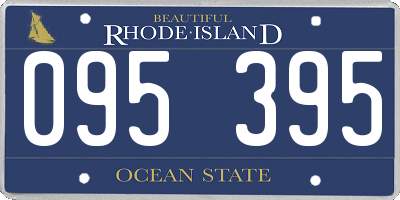 RI license plate 095395