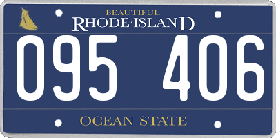 RI license plate 095406
