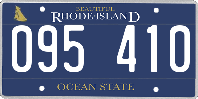 RI license plate 095410