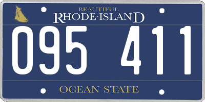 RI license plate 095411
