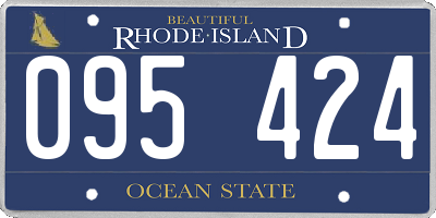 RI license plate 095424