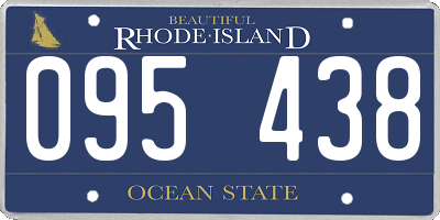 RI license plate 095438