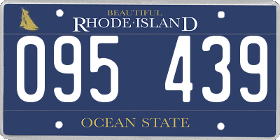 RI license plate 095439