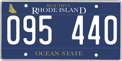 RI license plate 095440
