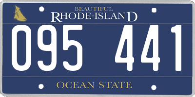 RI license plate 095441