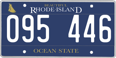 RI license plate 095446