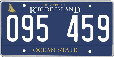 RI license plate 095459
