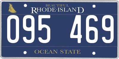 RI license plate 095469