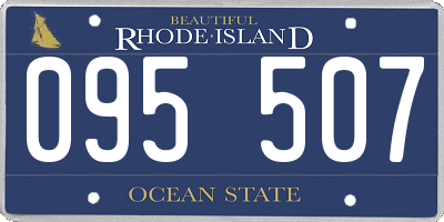 RI license plate 095507