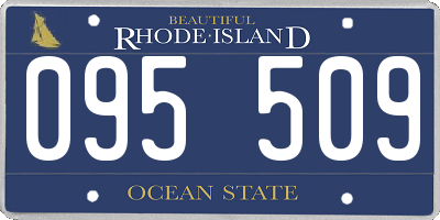 RI license plate 095509