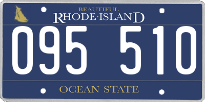RI license plate 095510