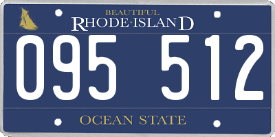 RI license plate 095512