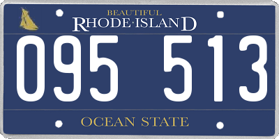 RI license plate 095513
