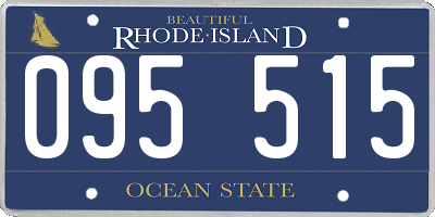 RI license plate 095515